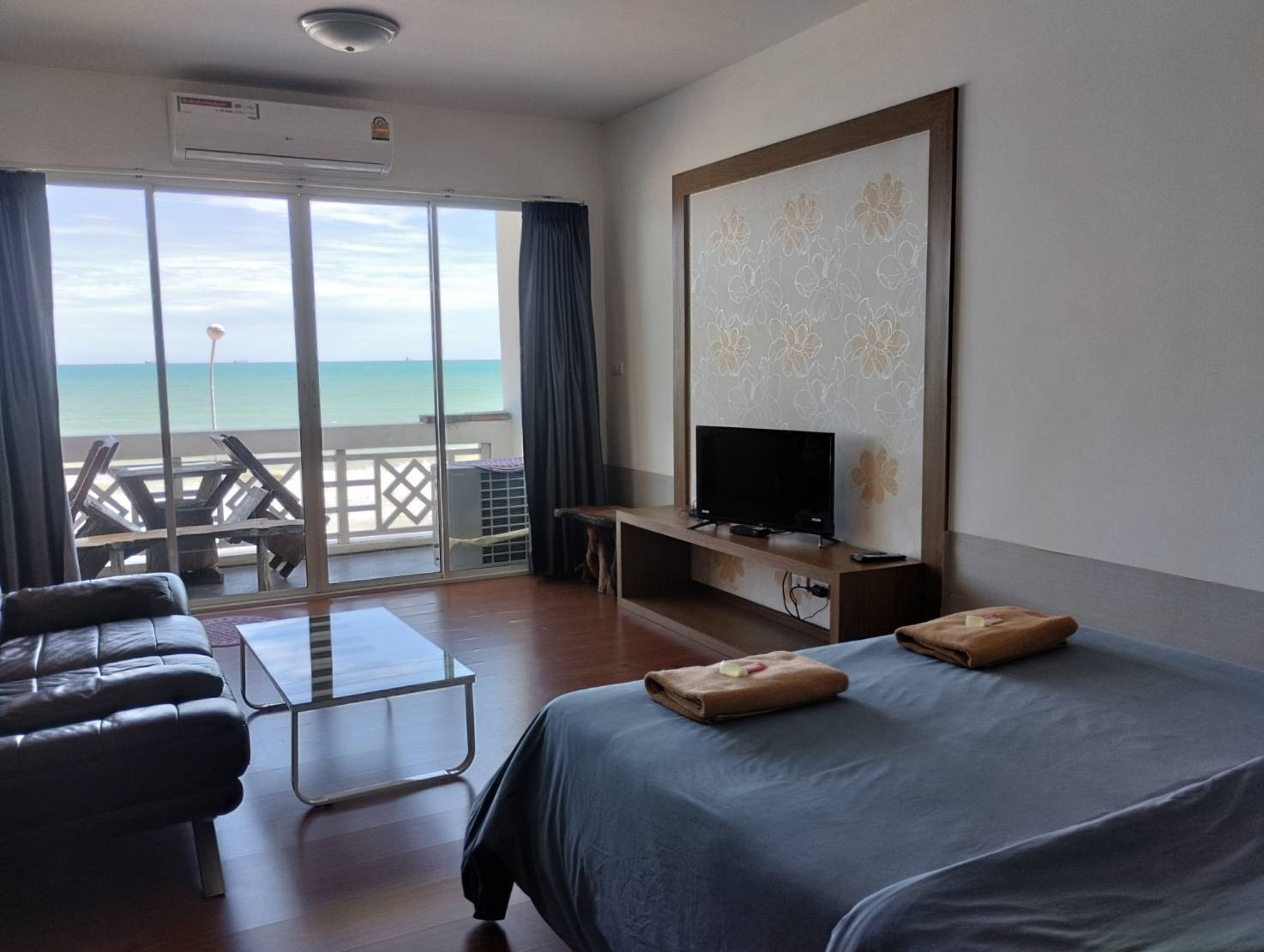 ที่พักติดทะเลระยอง 3714a บ้านชายทะเลรูม